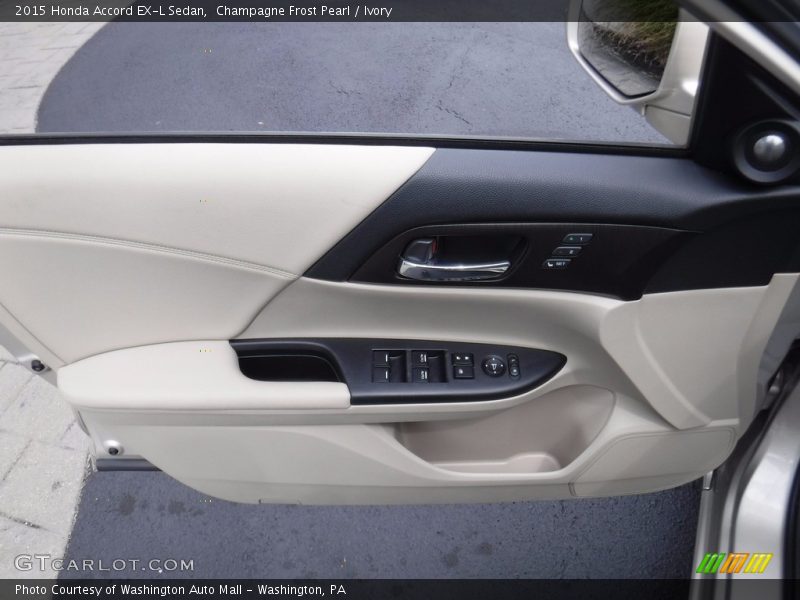 Champagne Frost Pearl / Ivory 2015 Honda Accord EX-L Sedan
