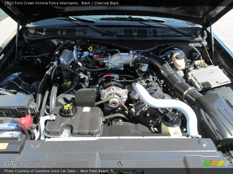 Black / Charcoal Black 2010 Ford Crown Victoria Police Interceptor