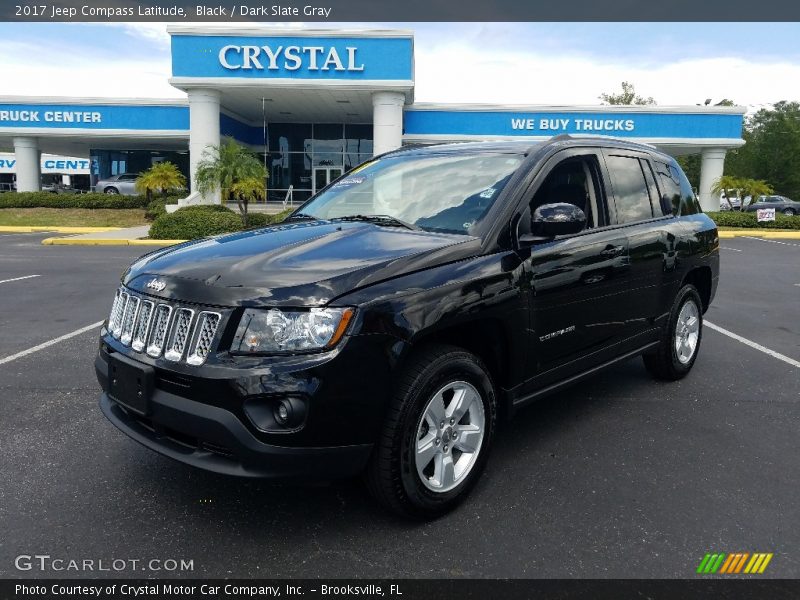 Black / Dark Slate Gray 2017 Jeep Compass Latitude