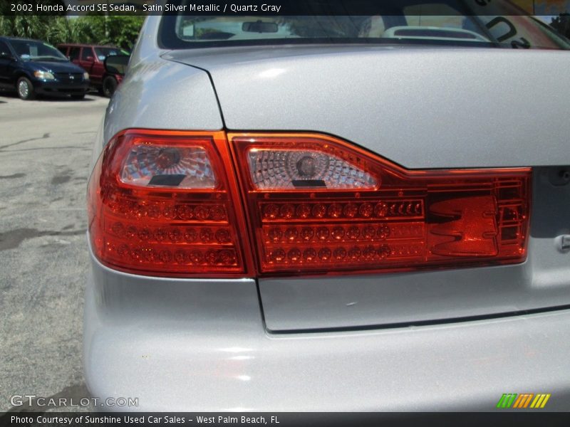 Satin Silver Metallic / Quartz Gray 2002 Honda Accord SE Sedan