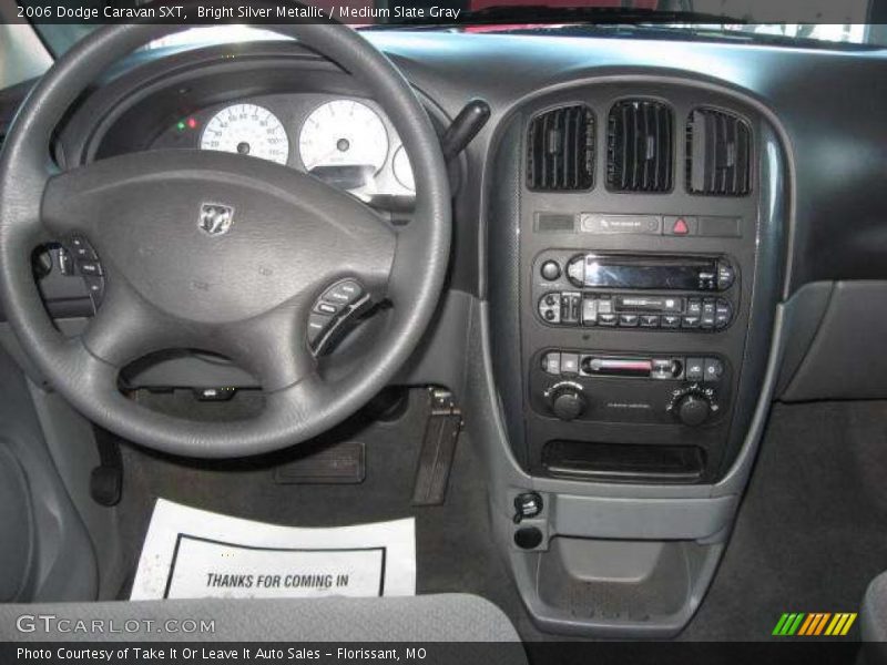 Bright Silver Metallic / Medium Slate Gray 2006 Dodge Caravan SXT