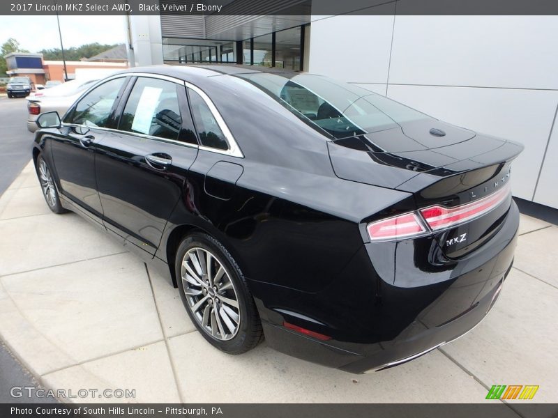 Black Velvet / Ebony 2017 Lincoln MKZ Select AWD