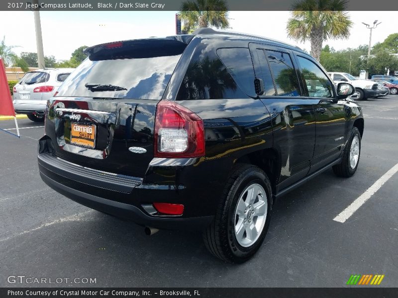 Black / Dark Slate Gray 2017 Jeep Compass Latitude
