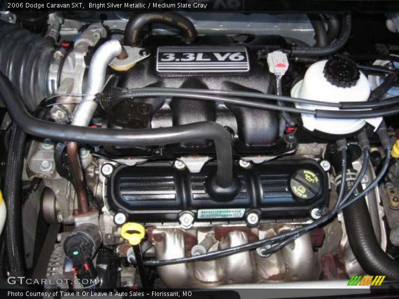 Bright Silver Metallic / Medium Slate Gray 2006 Dodge Caravan SXT
