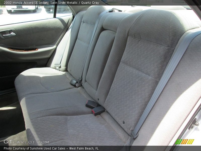 Satin Silver Metallic / Quartz Gray 2002 Honda Accord SE Sedan