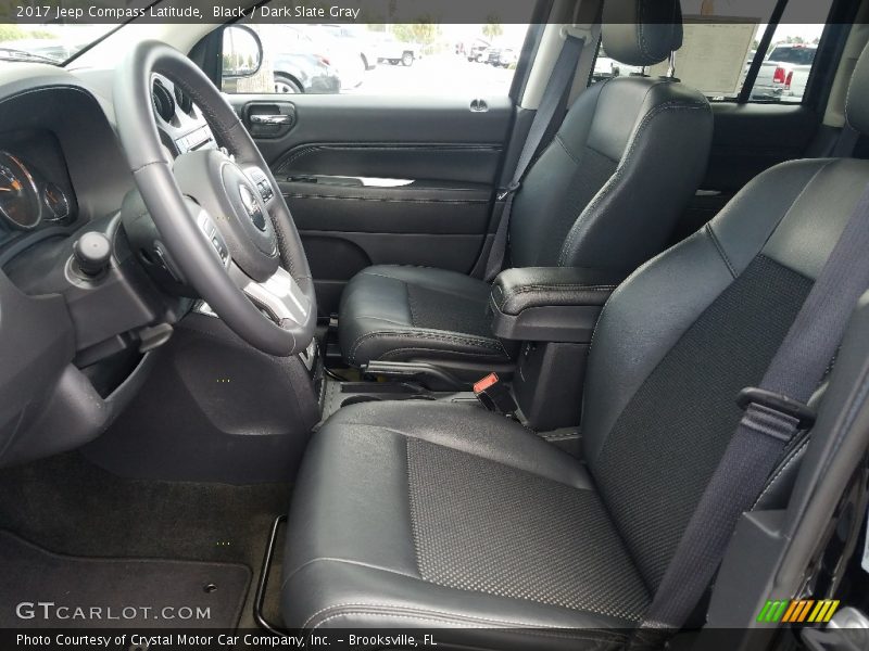Black / Dark Slate Gray 2017 Jeep Compass Latitude