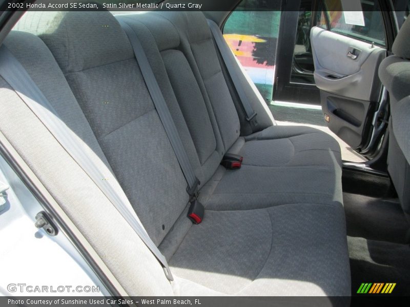 Satin Silver Metallic / Quartz Gray 2002 Honda Accord SE Sedan