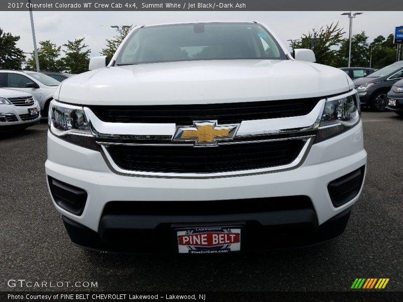 Summit White / Jet Black/­Dark Ash 2017 Chevrolet Colorado WT Crew Cab 4x4