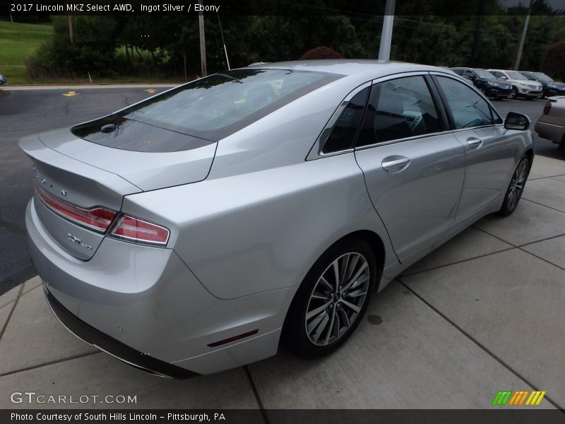 Ingot Silver / Ebony 2017 Lincoln MKZ Select AWD