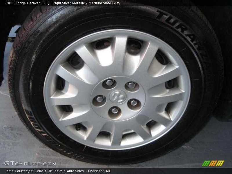 Bright Silver Metallic / Medium Slate Gray 2006 Dodge Caravan SXT