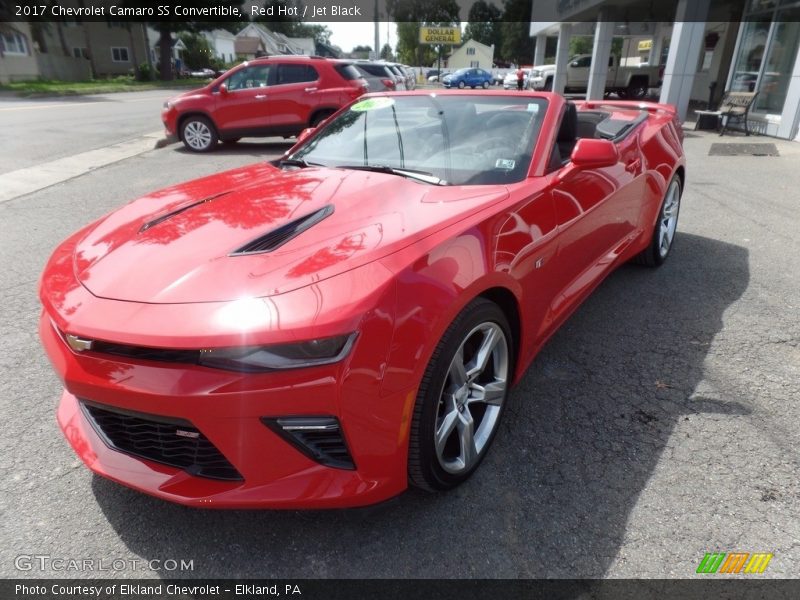 Red Hot / Jet Black 2017 Chevrolet Camaro SS Convertible