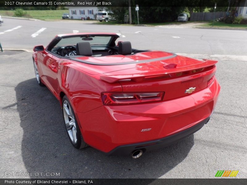 Red Hot / Jet Black 2017 Chevrolet Camaro SS Convertible