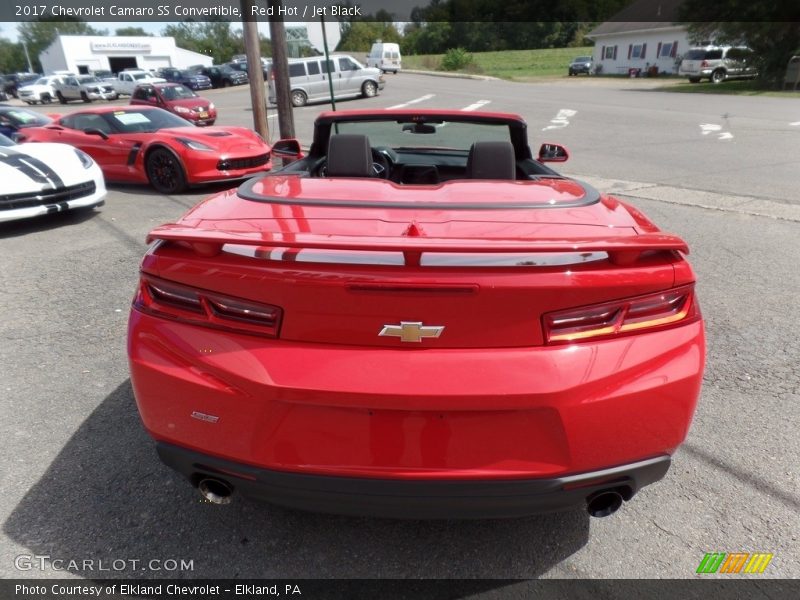 Red Hot / Jet Black 2017 Chevrolet Camaro SS Convertible