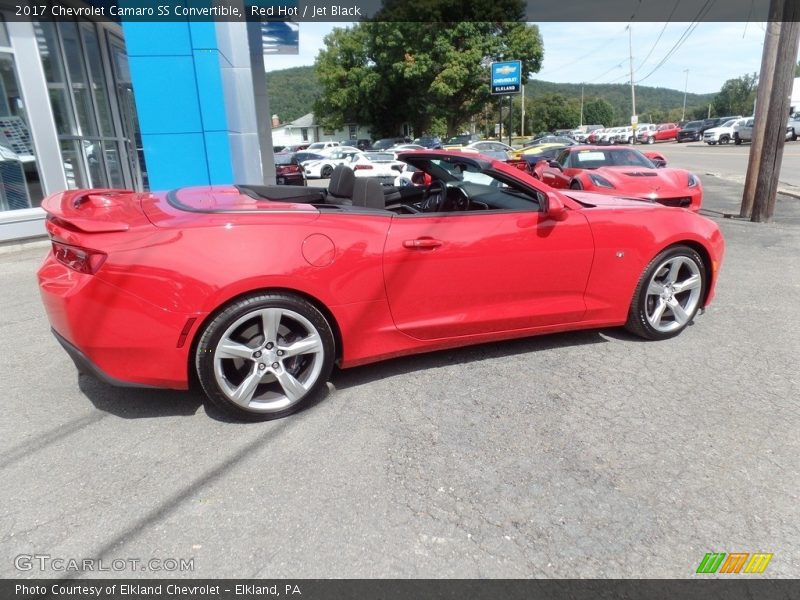 Red Hot / Jet Black 2017 Chevrolet Camaro SS Convertible