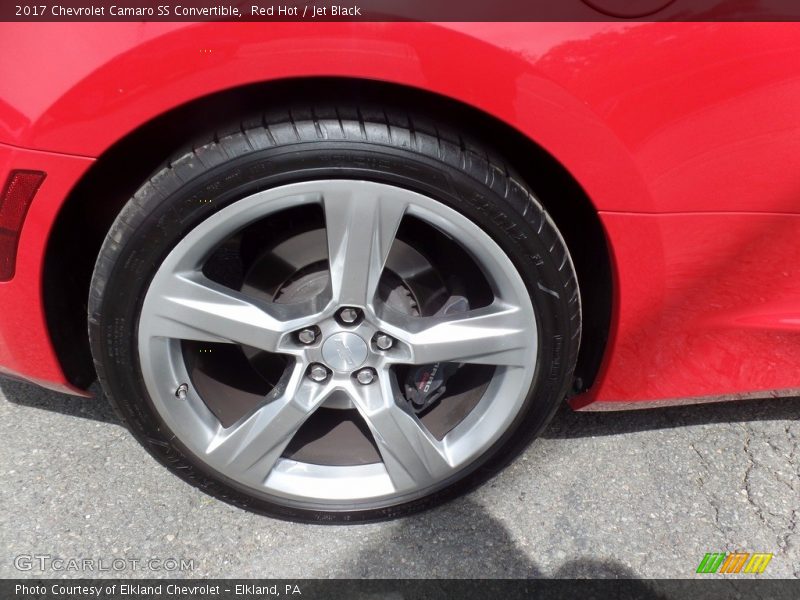 Red Hot / Jet Black 2017 Chevrolet Camaro SS Convertible