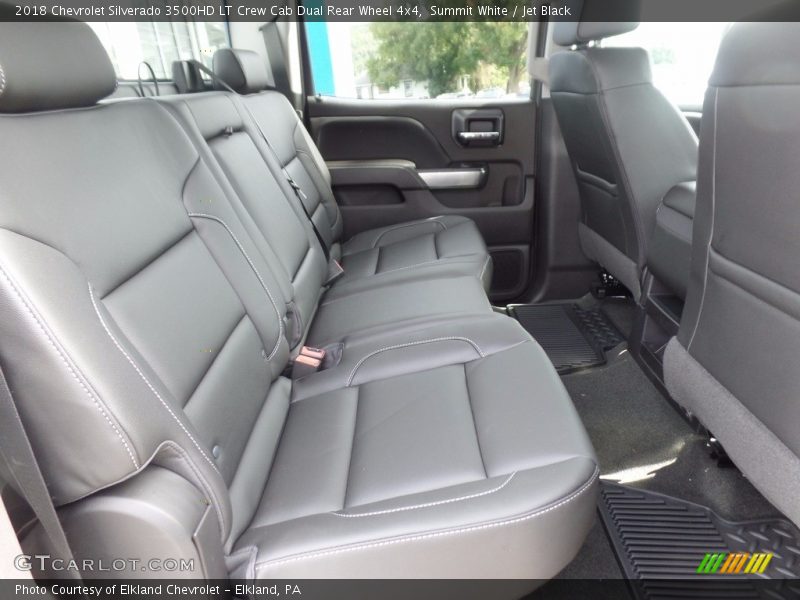 Rear Seat of 2018 Silverado 3500HD LT Crew Cab Dual Rear Wheel 4x4