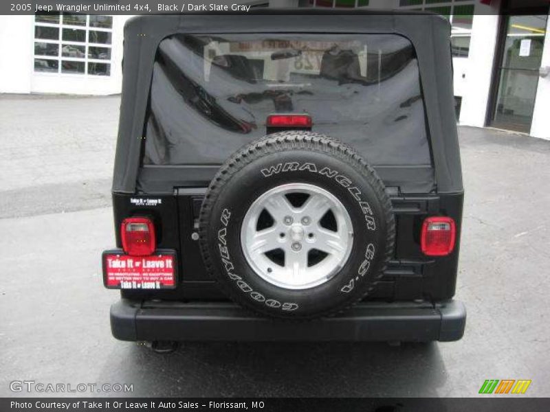 Black / Dark Slate Gray 2005 Jeep Wrangler Unlimited 4x4
