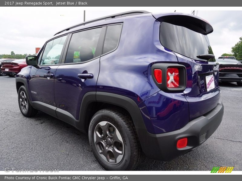 Jetset Blue / Black 2017 Jeep Renegade Sport