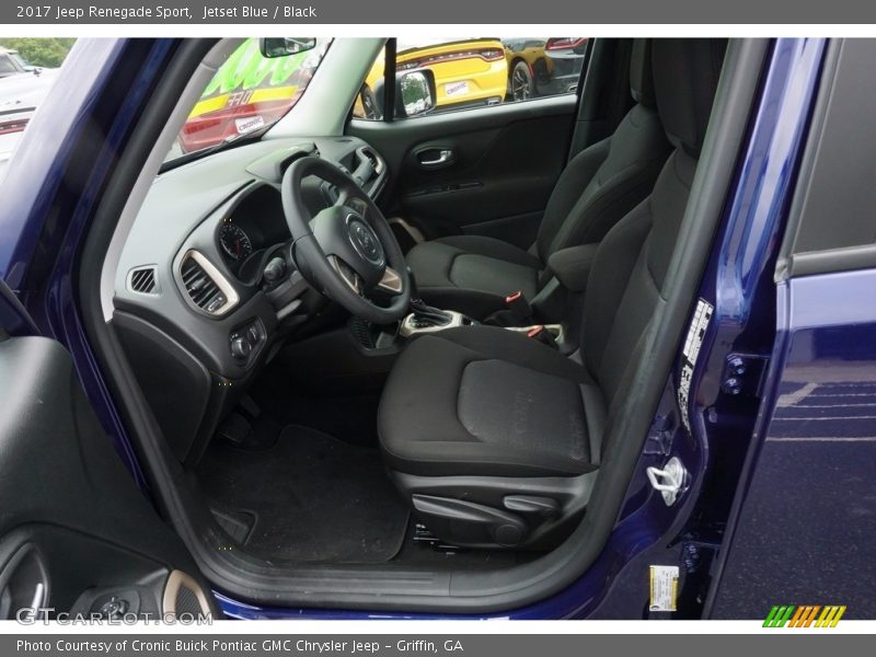 Jetset Blue / Black 2017 Jeep Renegade Sport