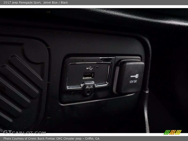 Jetset Blue / Black 2017 Jeep Renegade Sport
