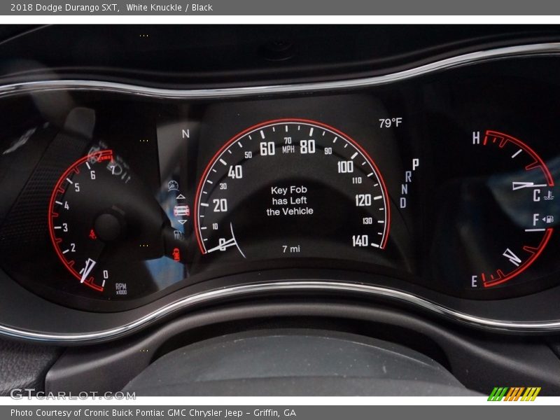 White Knuckle / Black 2018 Dodge Durango SXT