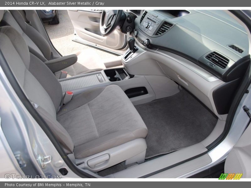 Alabaster Silver Metallic / Gray 2014 Honda CR-V LX