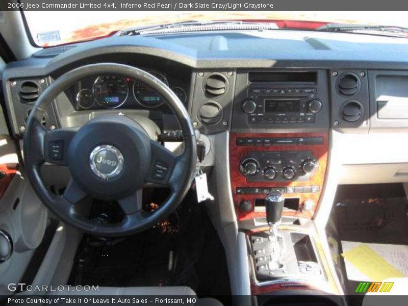 Inferno Red Pearl / Dark Slate Gray/Light Graystone 2006 Jeep Commander Limited 4x4