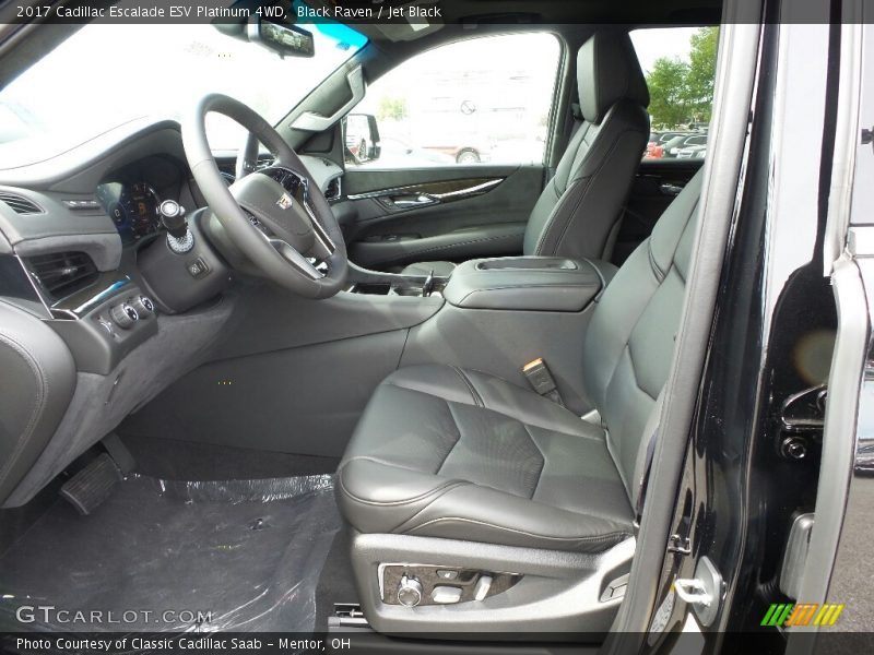 Front Seat of 2017 Escalade ESV Platinum 4WD