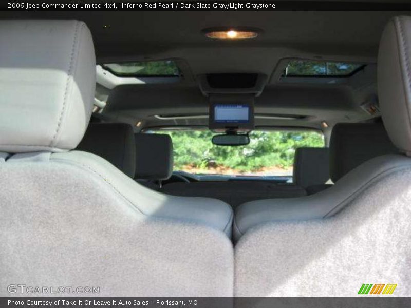 Inferno Red Pearl / Dark Slate Gray/Light Graystone 2006 Jeep Commander Limited 4x4