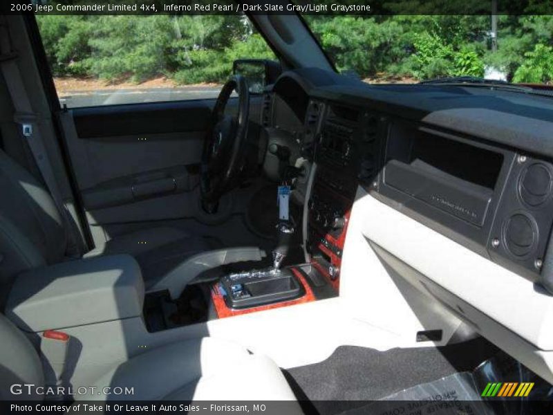 Inferno Red Pearl / Dark Slate Gray/Light Graystone 2006 Jeep Commander Limited 4x4