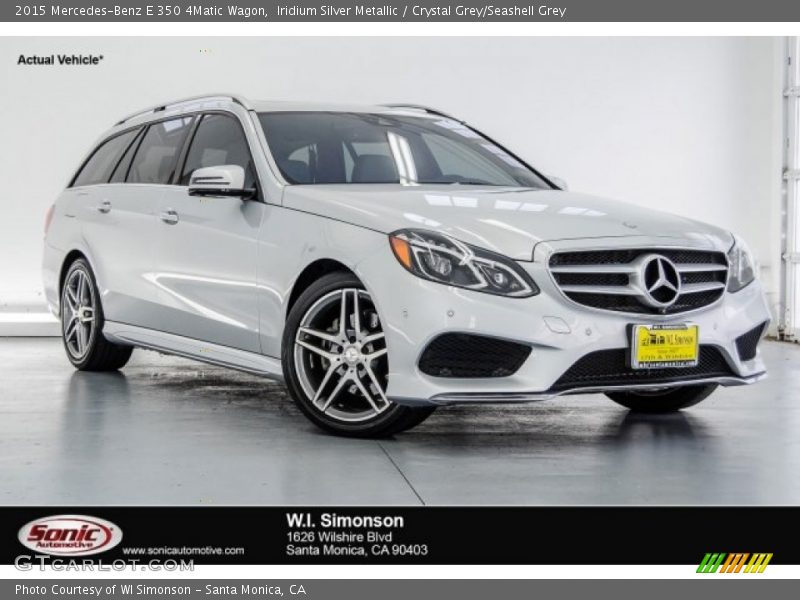 Iridium Silver Metallic / Crystal Grey/Seashell Grey 2015 Mercedes-Benz E 350 4Matic Wagon