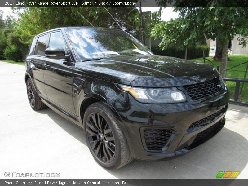 Santorini Black / Ebony/Ebony 2017 Land Rover Range Rover Sport SVR