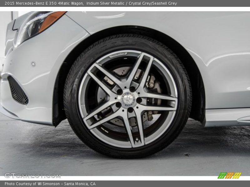 Iridium Silver Metallic / Crystal Grey/Seashell Grey 2015 Mercedes-Benz E 350 4Matic Wagon