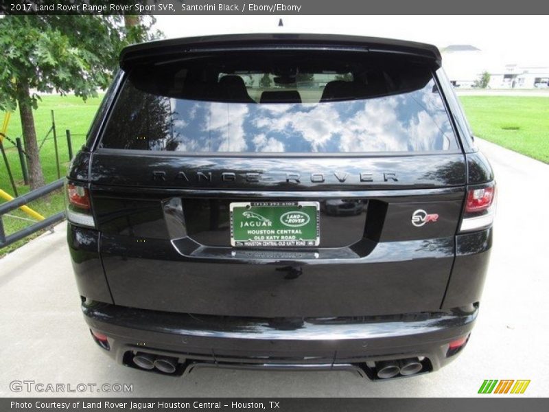 Santorini Black / Ebony/Ebony 2017 Land Rover Range Rover Sport SVR