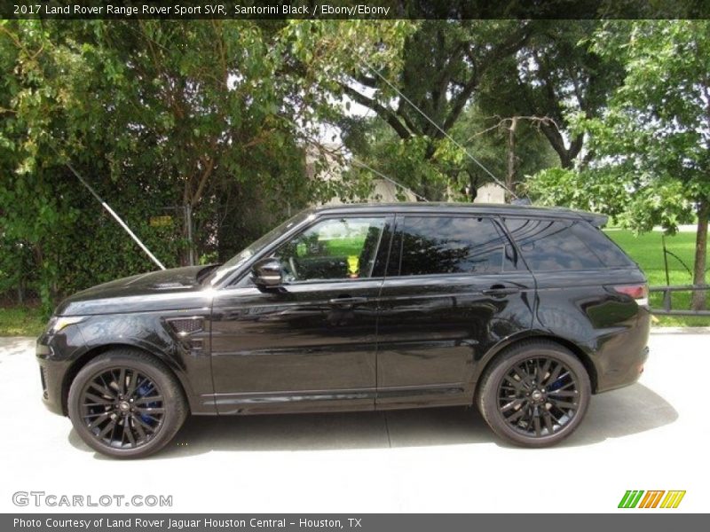 Santorini Black / Ebony/Ebony 2017 Land Rover Range Rover Sport SVR