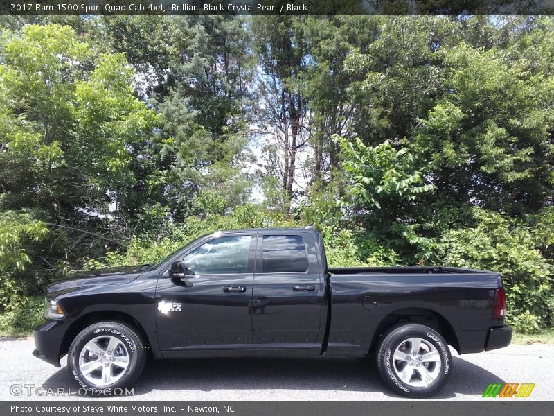  2017 1500 Sport Quad Cab 4x4 Brilliant Black Crystal Pearl