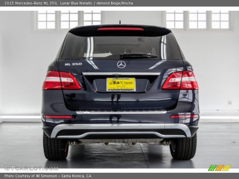 Lunar Blue Metallic / Almond Beige/Mocha 2015 Mercedes-Benz ML 350