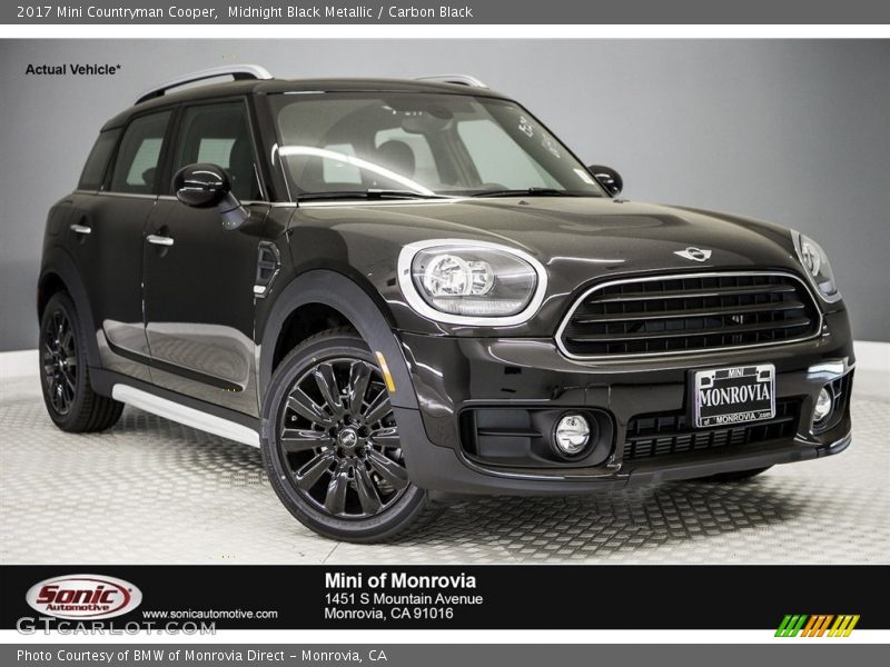 Midnight Black Metallic / Carbon Black 2017 Mini Countryman Cooper