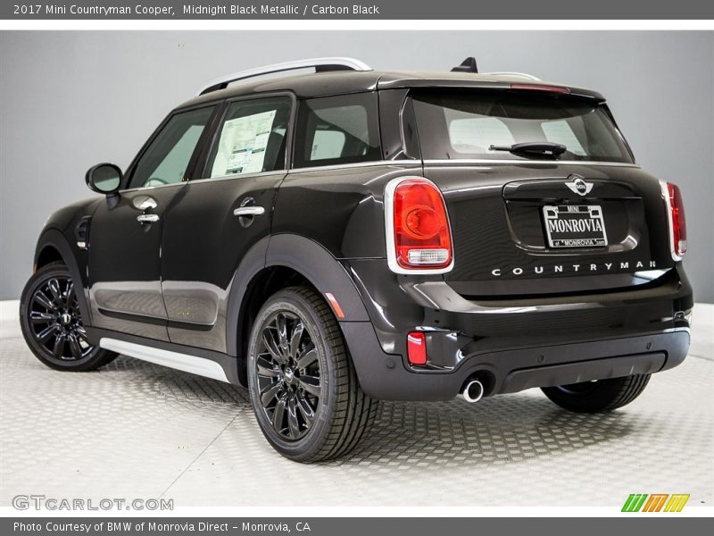 Midnight Black Metallic / Carbon Black 2017 Mini Countryman Cooper