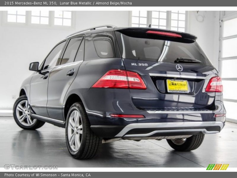 Lunar Blue Metallic / Almond Beige/Mocha 2015 Mercedes-Benz ML 350