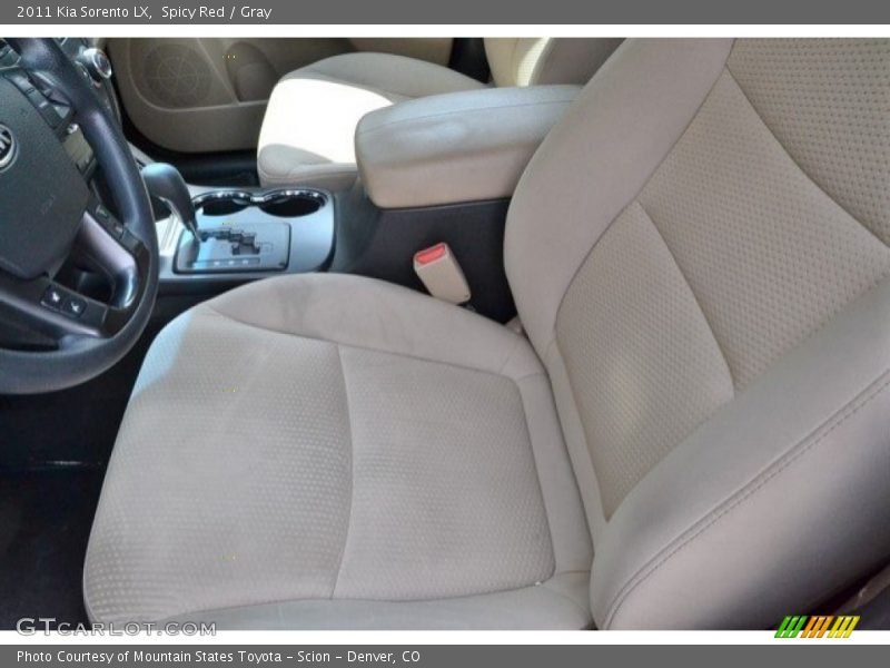 Spicy Red / Gray 2011 Kia Sorento LX