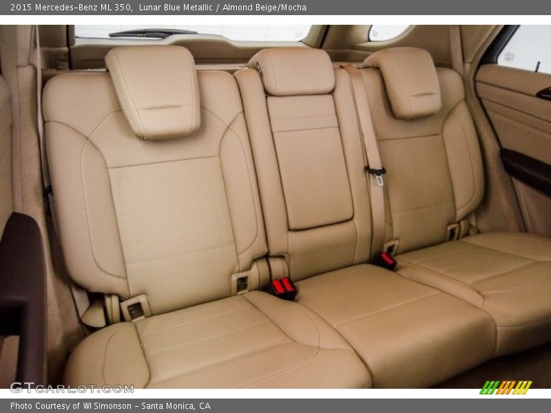 Lunar Blue Metallic / Almond Beige/Mocha 2015 Mercedes-Benz ML 350
