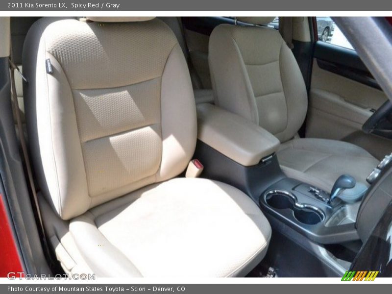 Spicy Red / Gray 2011 Kia Sorento LX