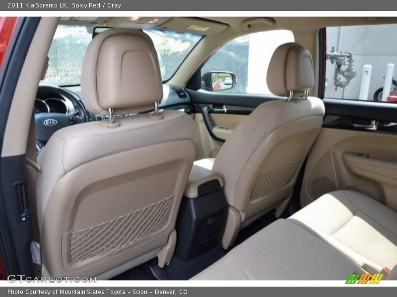 Spicy Red / Gray 2011 Kia Sorento LX