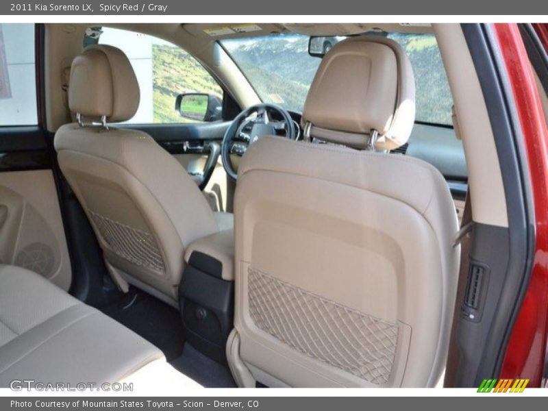 Spicy Red / Gray 2011 Kia Sorento LX