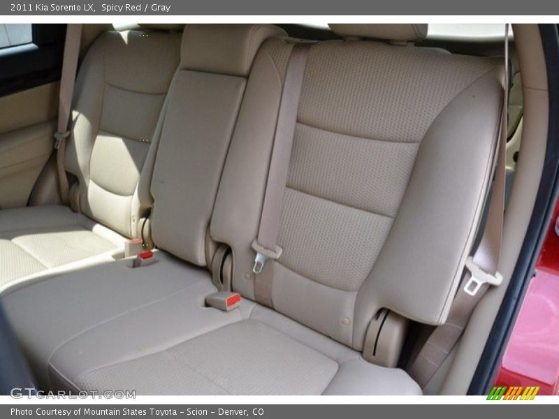 Spicy Red / Gray 2011 Kia Sorento LX