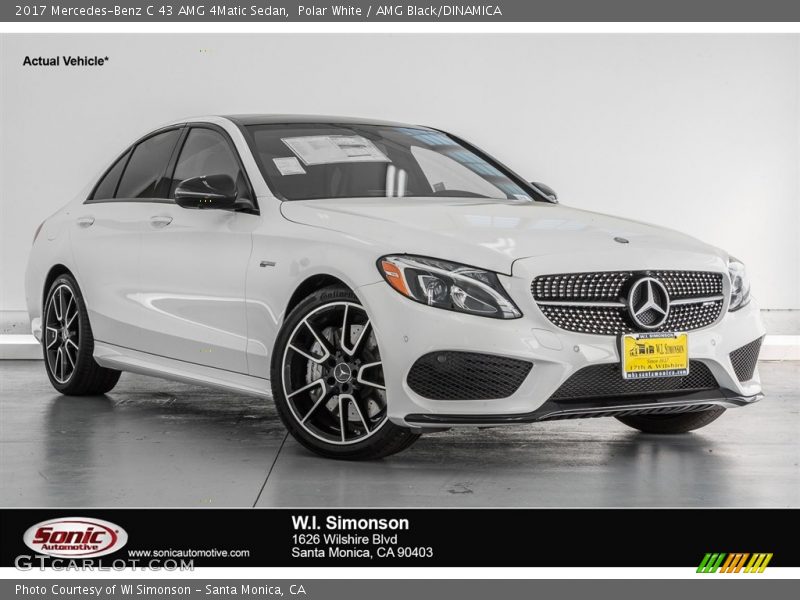 Polar White / AMG Black/DINAMICA 2017 Mercedes-Benz C 43 AMG 4Matic Sedan