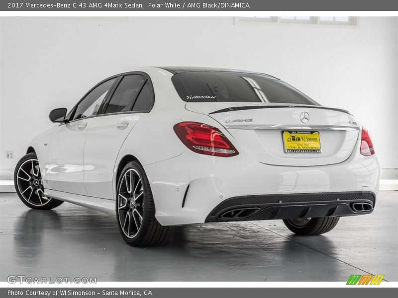 Polar White / AMG Black/DINAMICA 2017 Mercedes-Benz C 43 AMG 4Matic Sedan