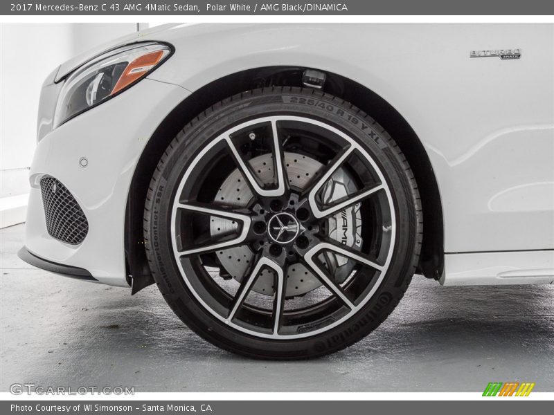 Polar White / AMG Black/DINAMICA 2017 Mercedes-Benz C 43 AMG 4Matic Sedan