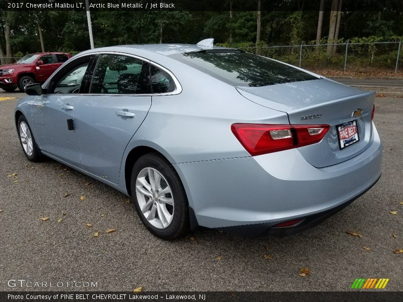 Arctic Blue Metallic / Jet Black 2017 Chevrolet Malibu LT